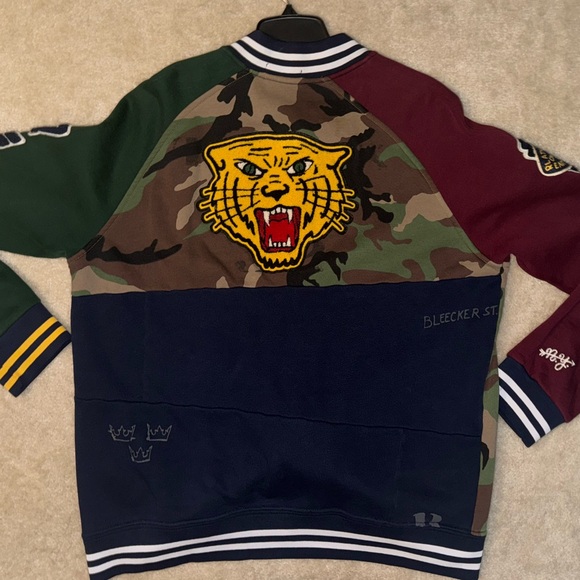 Vintage Polo Ralph Lauren Tiger Varsity Jacket RARE - Picture 5 of 6